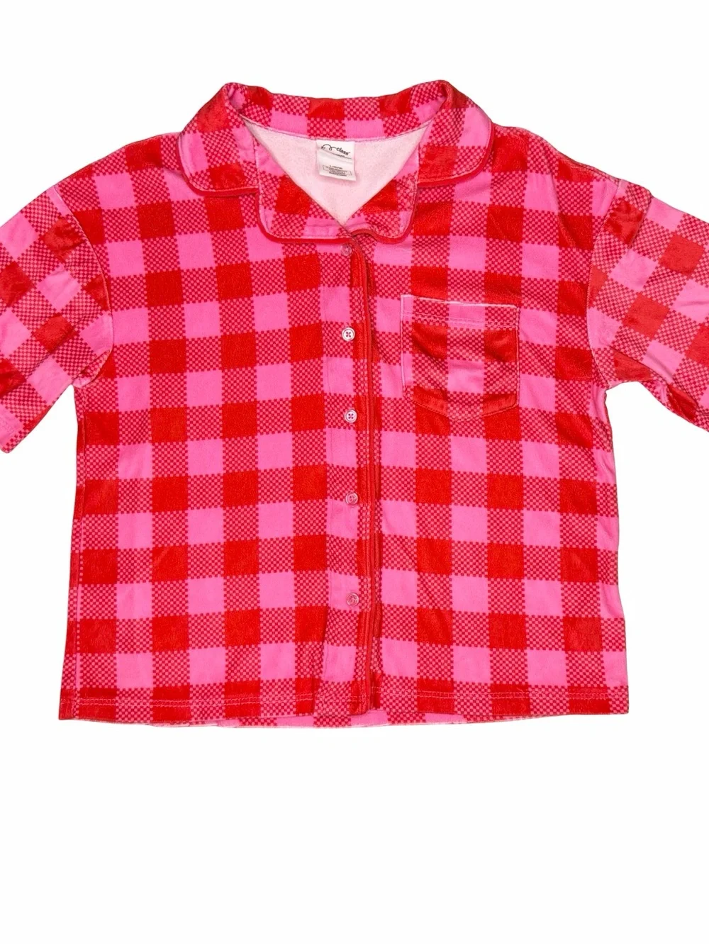Art Class Gingham Pajama Set